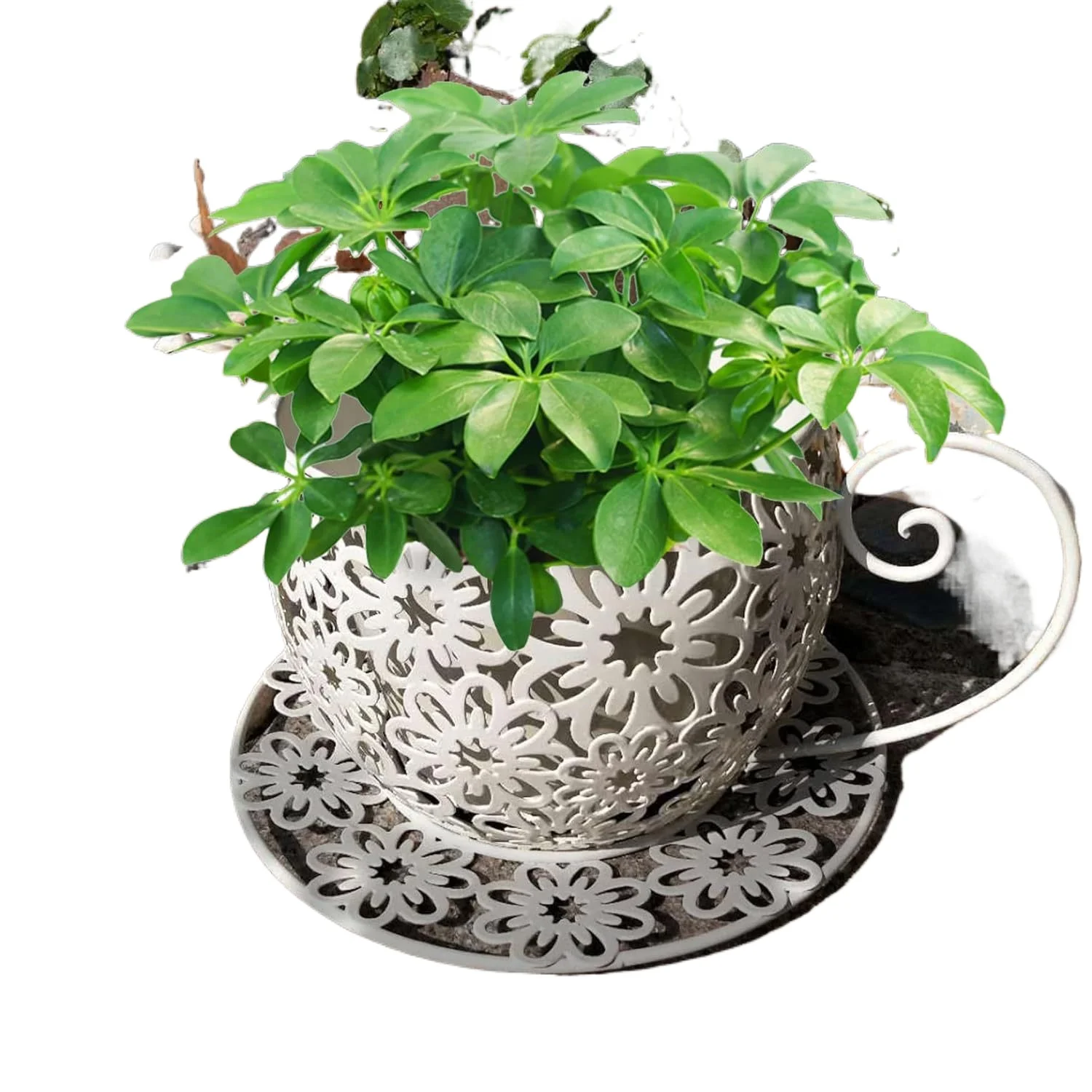 home-outdoor-courtyard-garden-living-room-flower-stand-creative-art-balcony-decorative-wrought-iron-coffee-cup-flower-stand