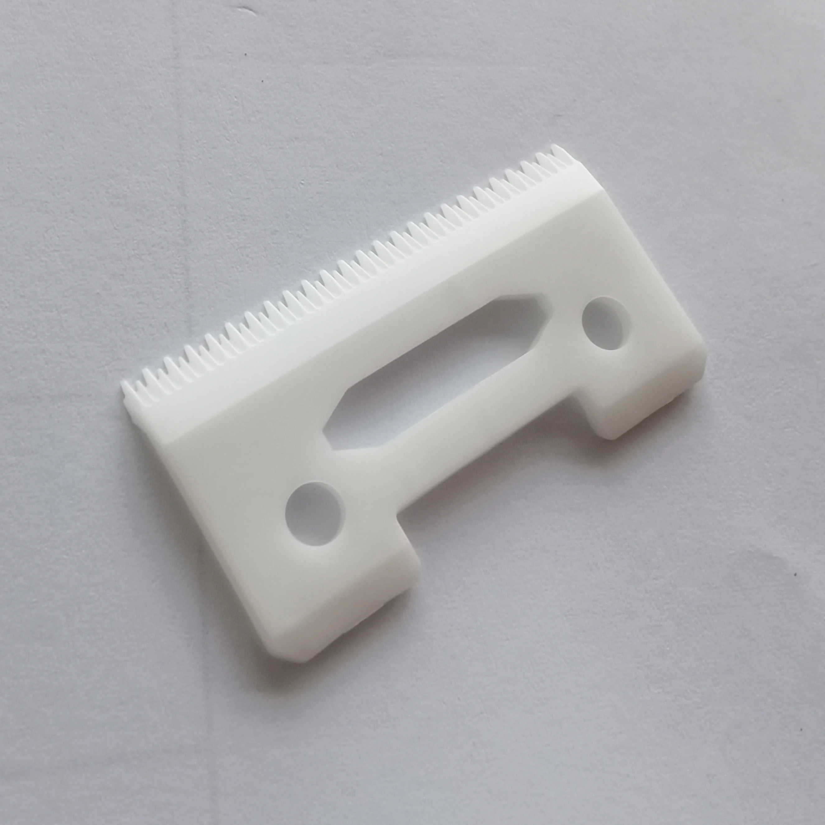 Lâmina de cerâmica sem fio sensível ao toque, lâmina mágica substituível com 2 buracos para corte de cesta wahl com caixa de plástico