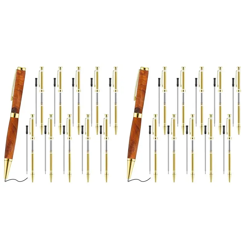 

Pen Sets For Wood Turner 7Mm Slim Pen Turning Set With Refill Lathe Accessories For Making Office Classroom DIY 20Pcs C-A57X