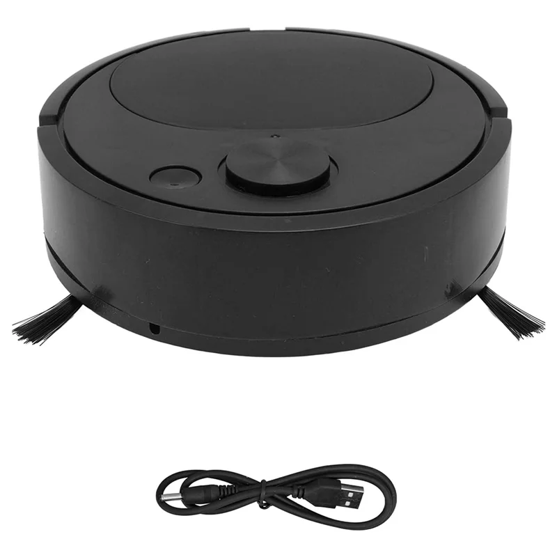 

Mini Robot Vacuum Cleaner USB Charging Multifunctional Smart Sweeping For Wooden Floors Tiles Carpets