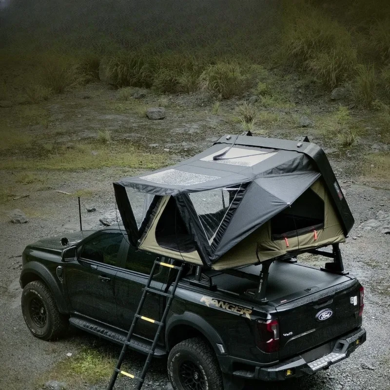 

Roof multi-function expandable fully automatic folding waterproof tent outdoor camping