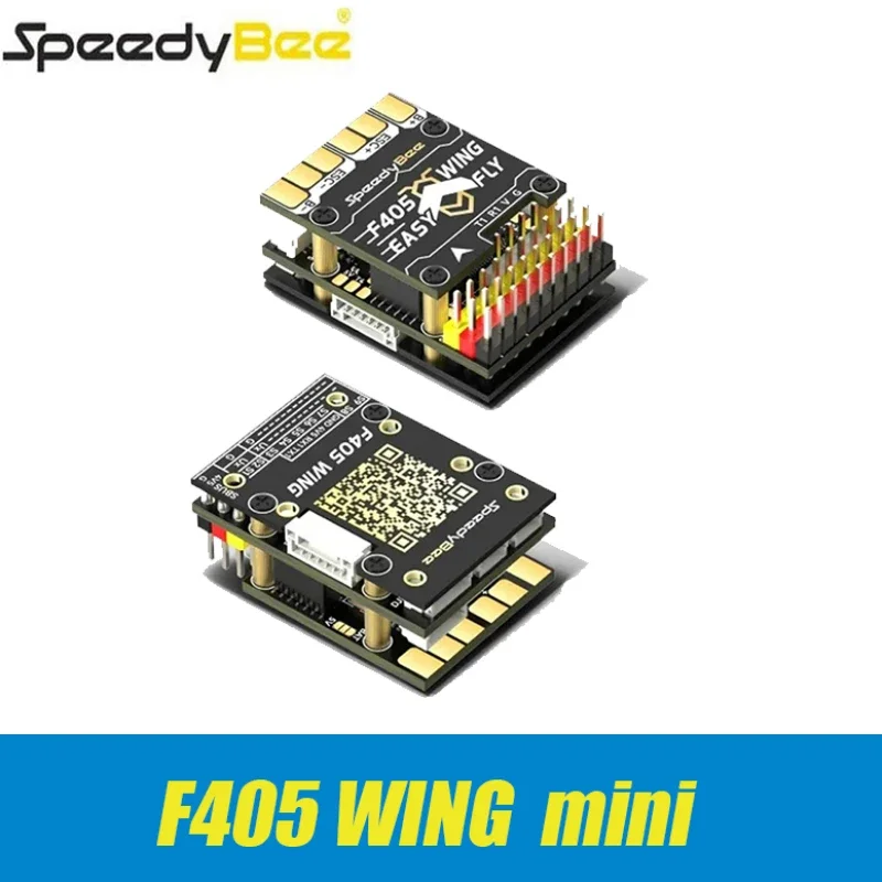 

Контроллер полета SpeedyBee F405 WING MINI с фиксированным крылом 2-6S LiPo для радиоуправляемого летательного аппарата