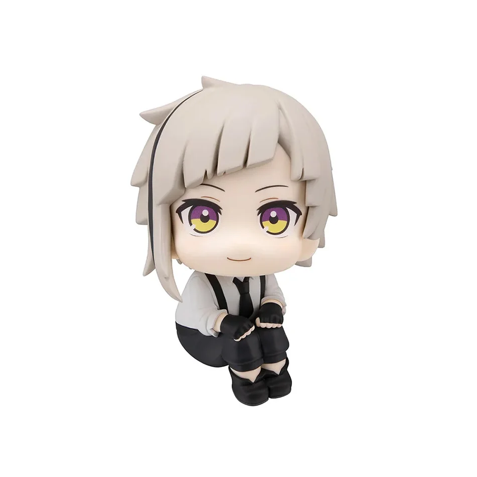 Neue 10cm Bungou Stray Dogs Anime-Figur Look Up Nakajima Atsushi Actionfigur Q-Version Dazai Osamu Figurine PVC Sammelfigur Spielzeug – Detail 1