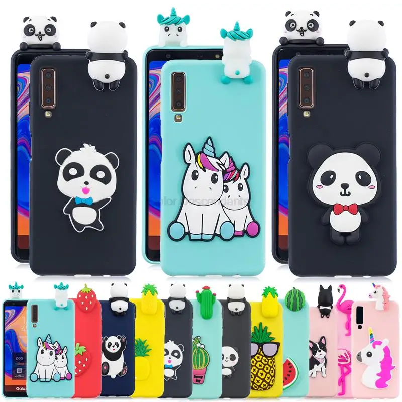Samsung Galaxy用のクマ型保護ケース,a12,a7,a6 plus,a8,a9 2018,a5,a3 2017用のソフトシリコン保護バンパー