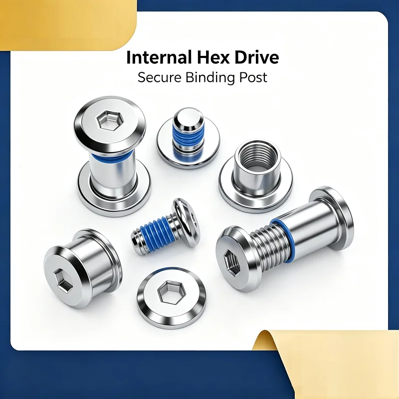 304 Stainless Steel Hex Socket Sex Bolt, Pre‑Coated Anti‑Loosening Glue Extended Length Chicago Screw for Furniture M5