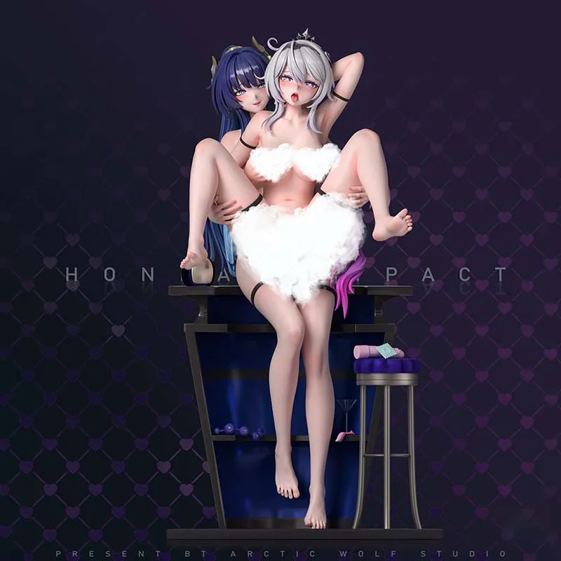 Arctic wolf Studio - Honkai Impact Lesbian Kiana Kaslana & Raiden Mei Resin GK Limited Statue Figure Model