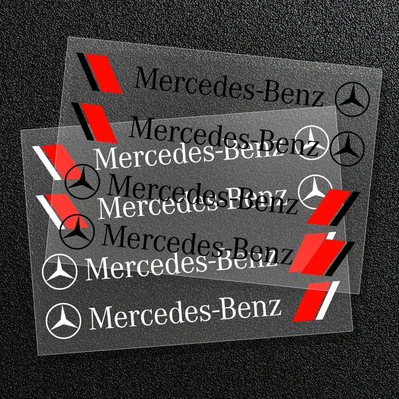 4Pcs PVC Auto Türgriff Aufkleber Körper Wasserdichte Aufkleber Für Mercedes benz Amg X156 W204 W205 W203 W211 W212 W169 GLC CLK CLA