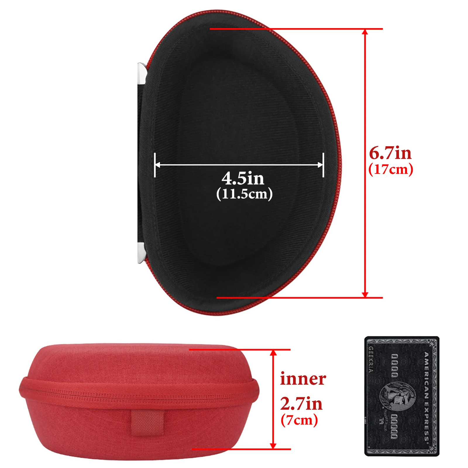حافظة درع Geekria ، متوافقة مع سماعات Sennheiser Moments ، حافظة لوجيتك H900 ، H800 ، H600