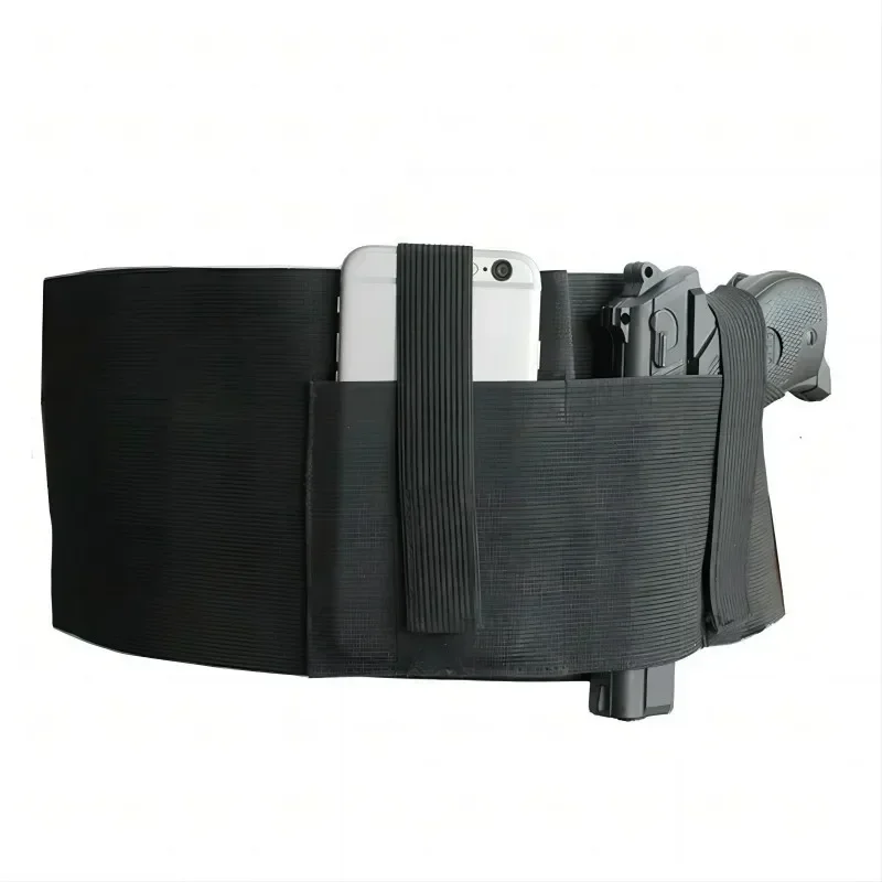 Belly Gun Holster Belt Concealed Carry Waist Band Pistol Holder Magazine Bag Invisible Waistband Holster