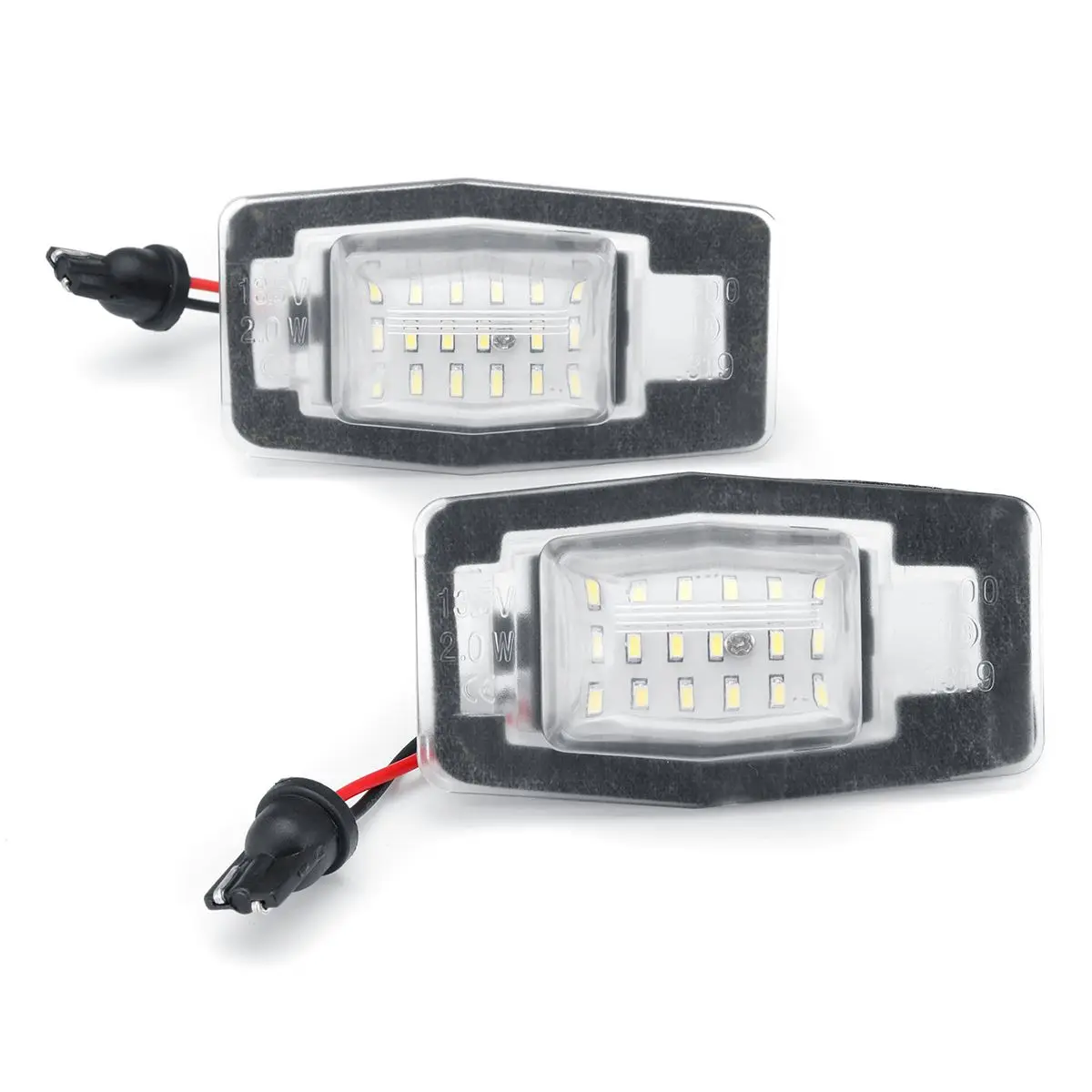 2pcs 18 Led License Plate Light Lamp Error Free Led Number Plate Bulbs For Mercury Mariner for Mazda Miata MX-5 MPV for Protege5