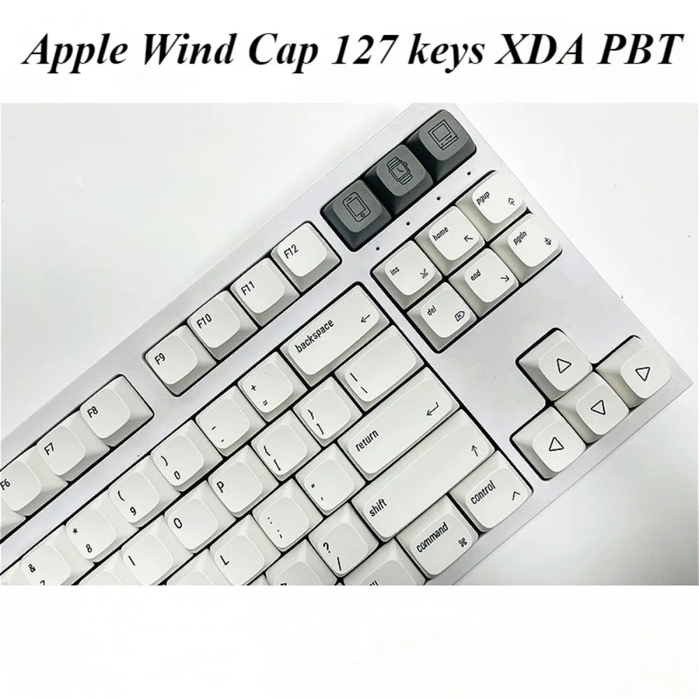 Apple Keycap 127 teclas XDA PBT para teclado mecánico para juegos 61/64/87/104/108 GMK67