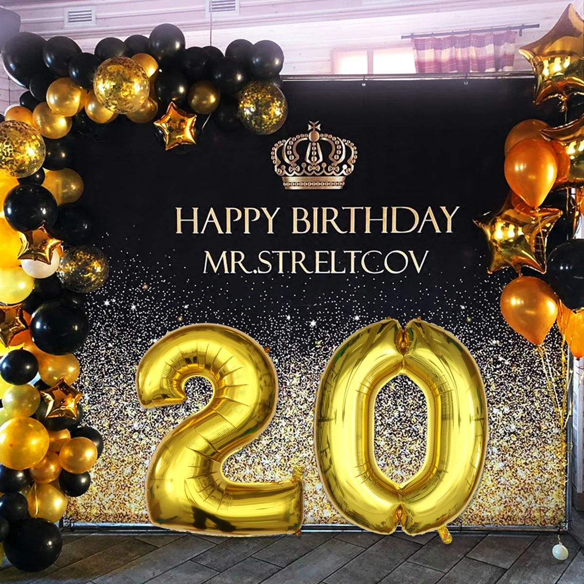 

Gold Number 20th Jumbo Foil Balloon Party Supplies Birthday Anniversary Photo Props Decoration 40 Inch Large Balloon