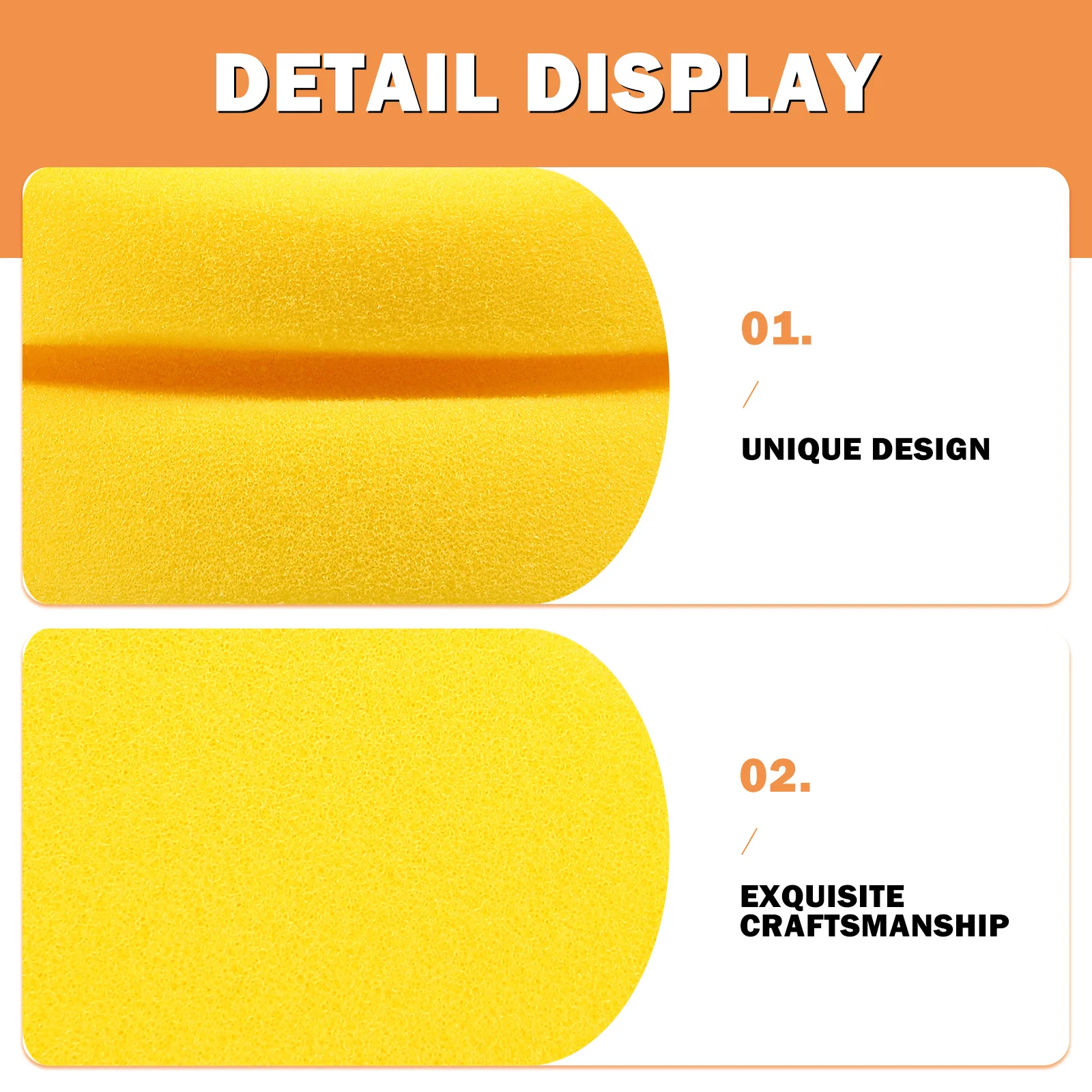 مجموعة إسفنجة رسم مستديرة مكونة من قطعتين لأنشطة الحرف الفنية ذاتية الصنع أداة رسم إسفنجية متعددة الأغراض