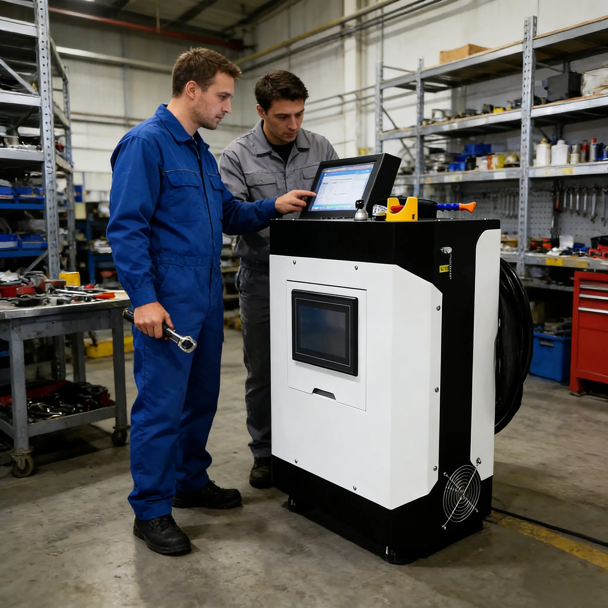 

200W Pulse Laser Cleaning Machine for Rust Paint Oil Removal on Metal