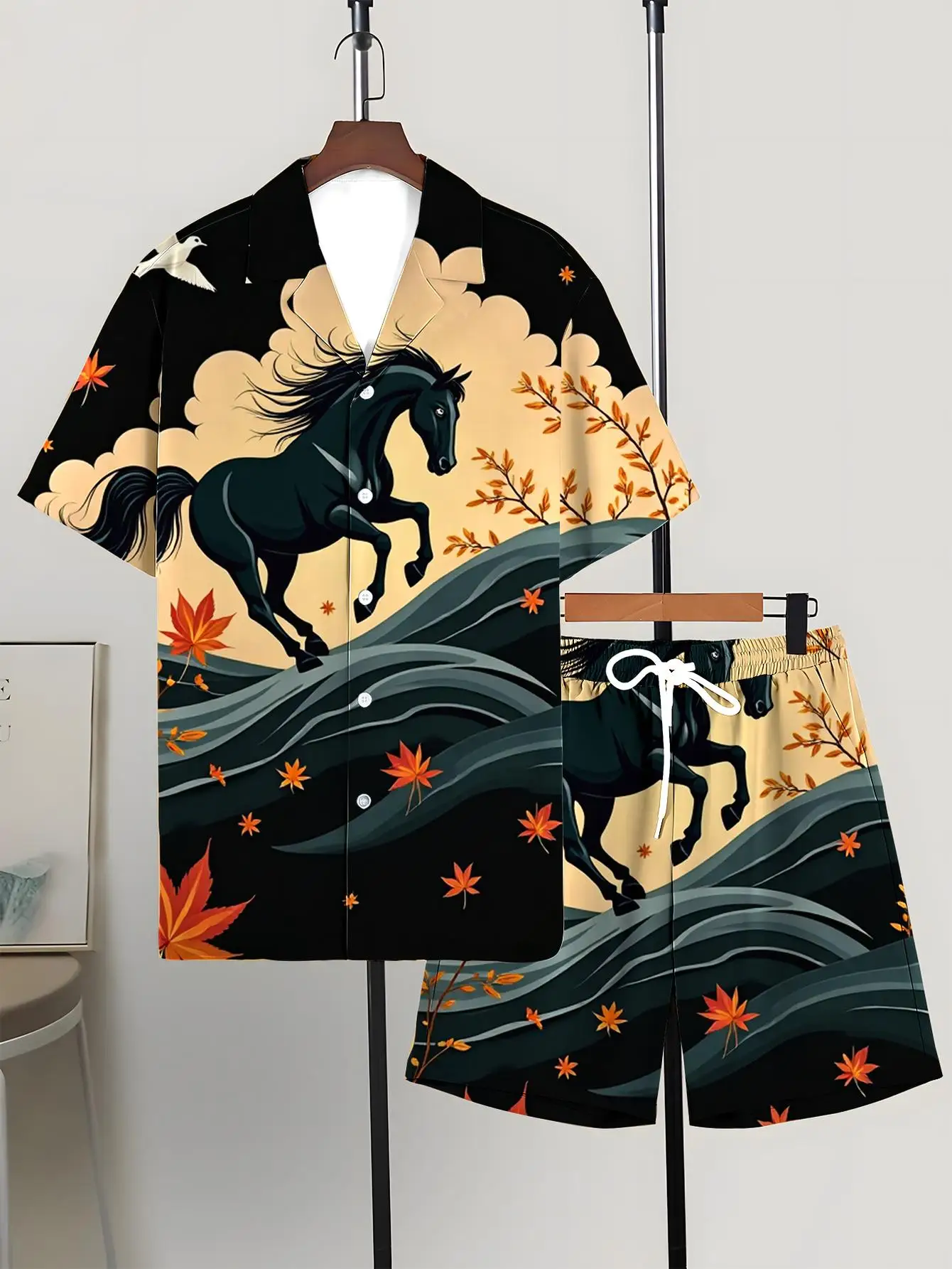 

Men's Shirt Sets 2026 Spring/Summer drip clothing men's sports suit jogging set Graphic Suit for man men's chandals 3D Printed