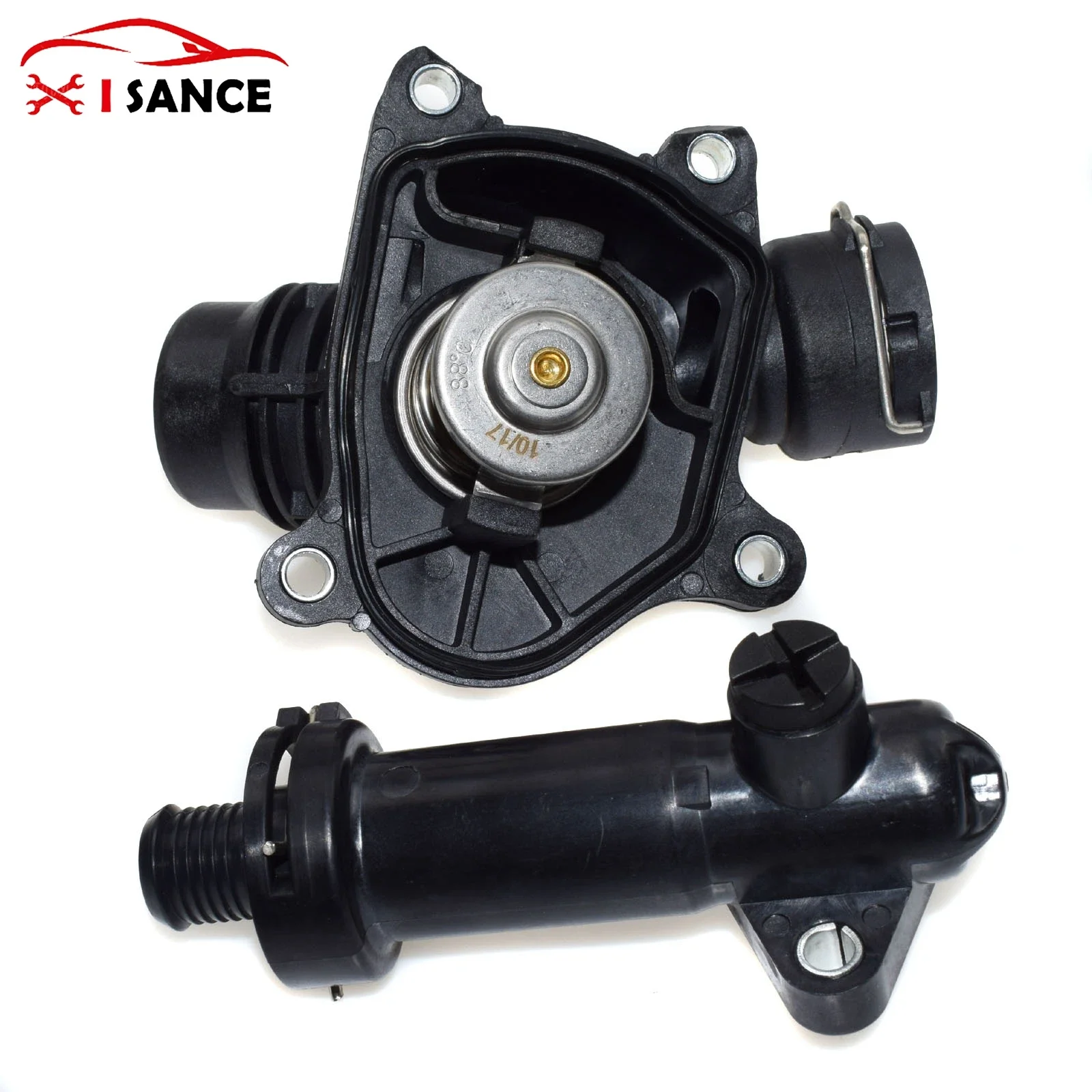 EGR Thermostat+Coolant Thermostat Housing For BMW E46 E60 E61 E90 E91 E92 328i 128i X3 Z411517805811,11517789014,11517787113