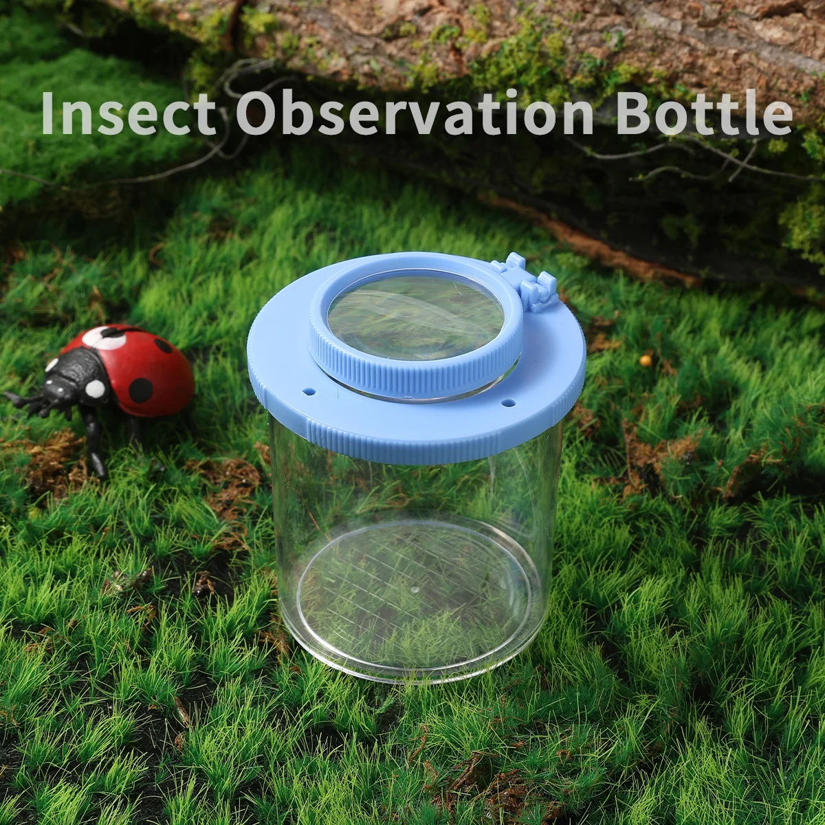 كأس مراقبة الحشرات من كانيو، أداة تكبير 4x لأبحاث دراسة الحشرات