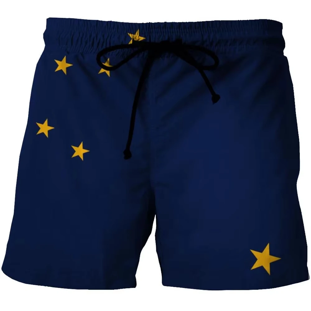 

Summer Flag Swimwear Men Shorts Surf Board Shorts Men Beach Shorts Swimsuit Men Shorts Women Swimsuit Kid Shorts Pants Y2k