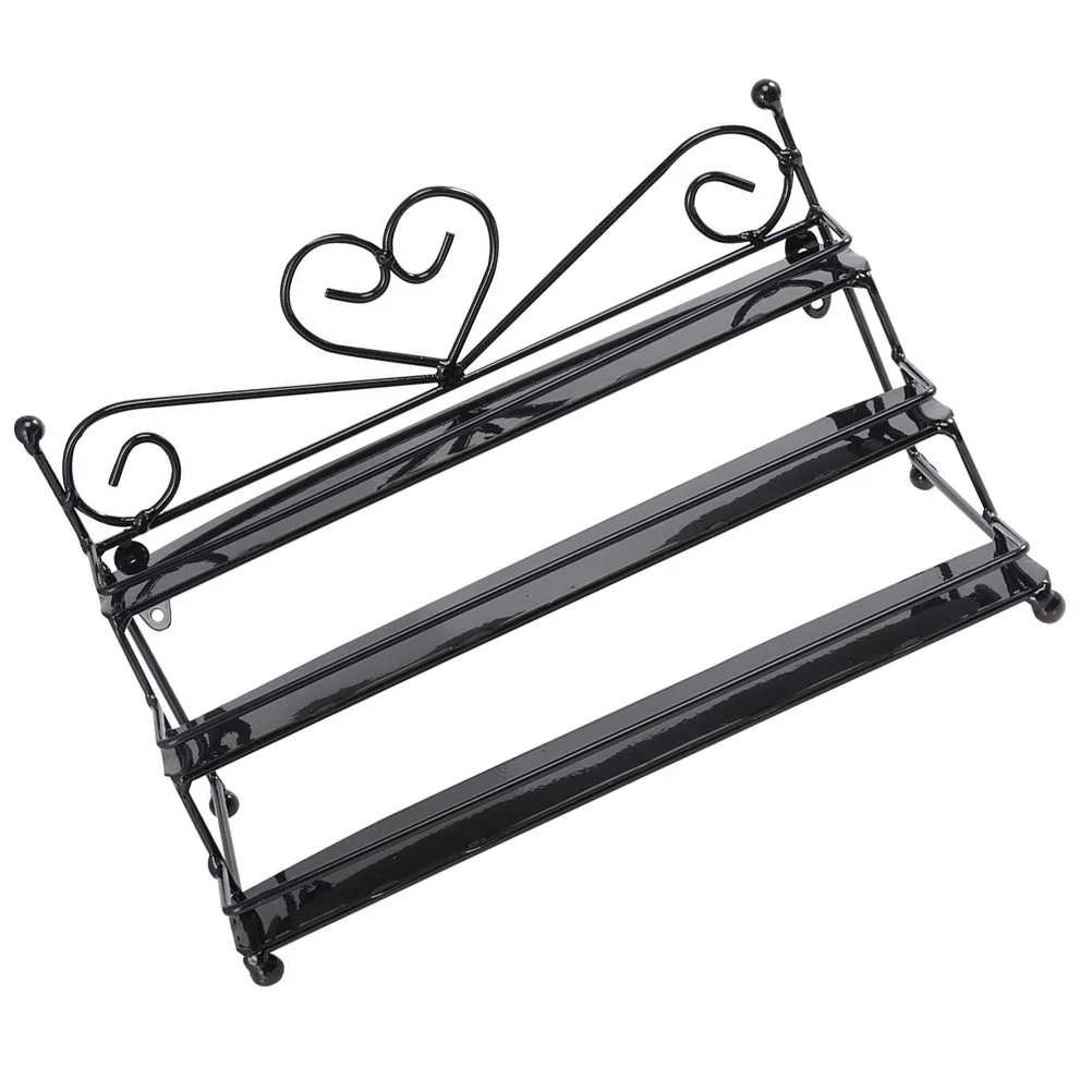 

1Pcs Multi-Layer Nail Polish Storage Rack Durable Iron Makeup Organizer Display Holder for Home Desktop Dressing Table