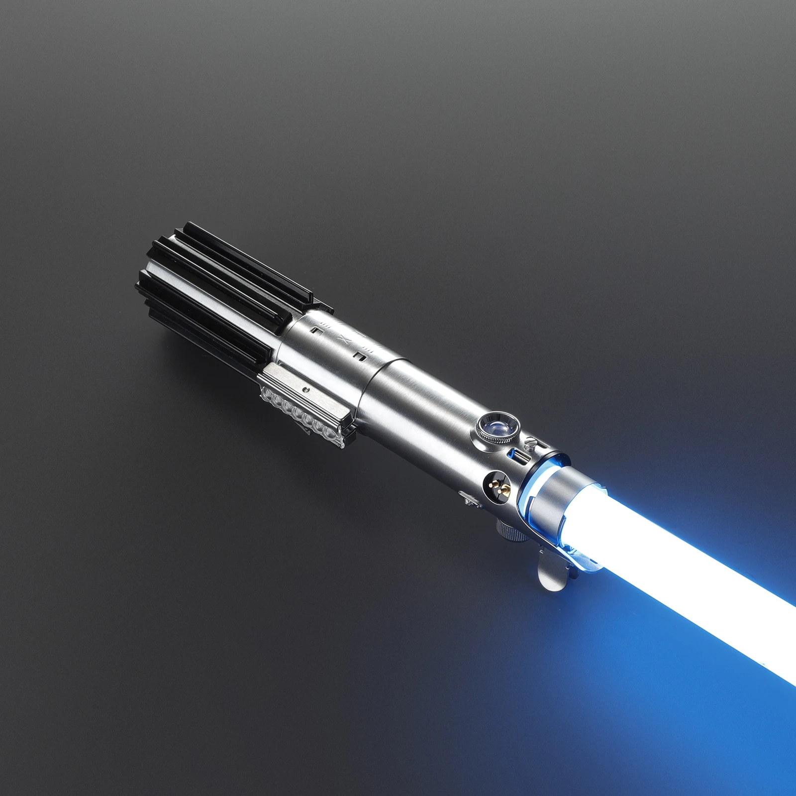 Miecz świetlny LGT Graflex, miecz świetlny Force Heavy Dueling, sterowanie ruchem, nieskończona zmiana kolorów z 34 efektami dźwiękowymi