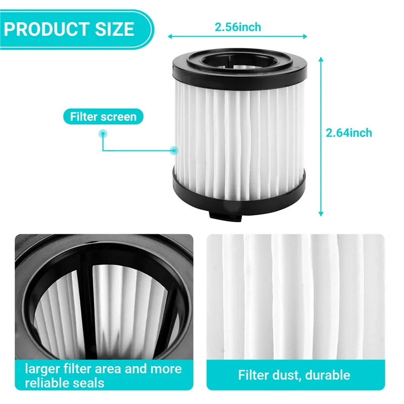 

B06B-Hepa Filter For Jimmy Jv51 Handheld Cordless Vacuum Cleaner Hepa Filter
