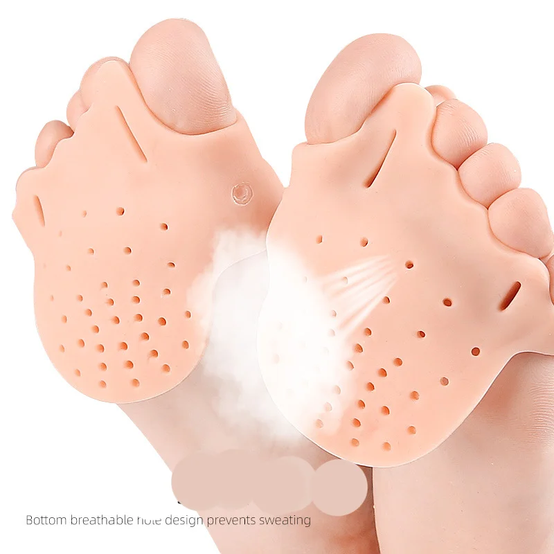 1/5Pairs Toe Separators Gel Forefoot Pad Silicone Bunion Corrector Forefoot Orthopedic Braces Orthotic Hallux Valgus Spacers