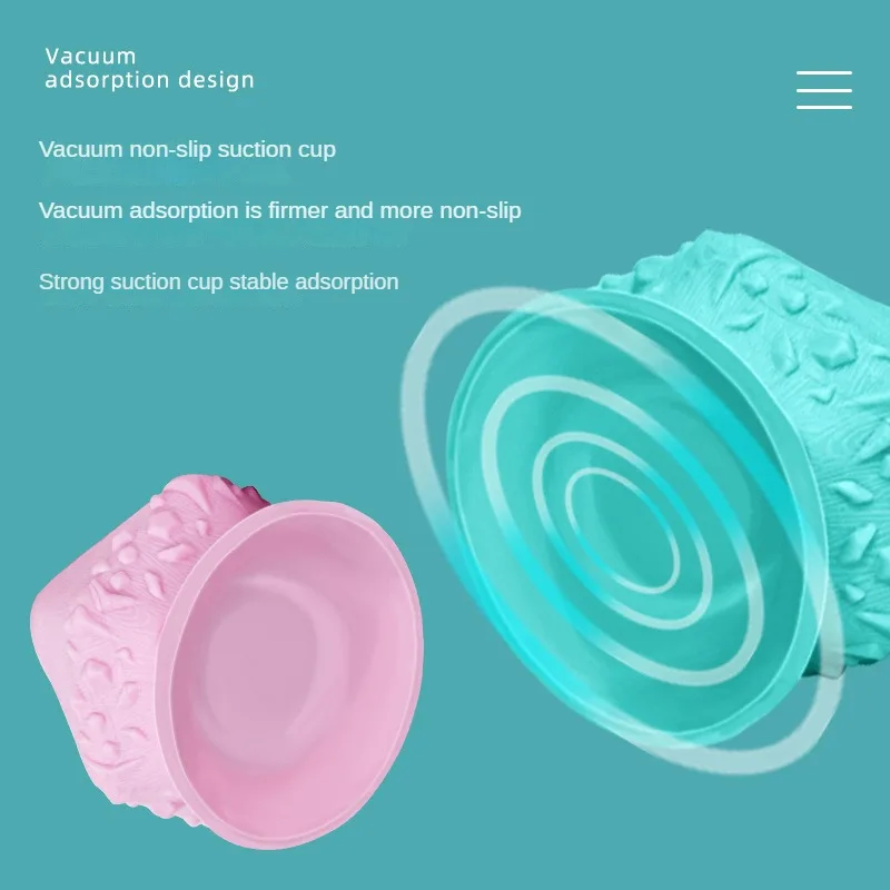 Zuignap Massager Voet Effen Yoga Siliconen Fascia Bal Massage Huishoudelijke Schouder Nek En Zool Adsorptie Nek Masker Bal