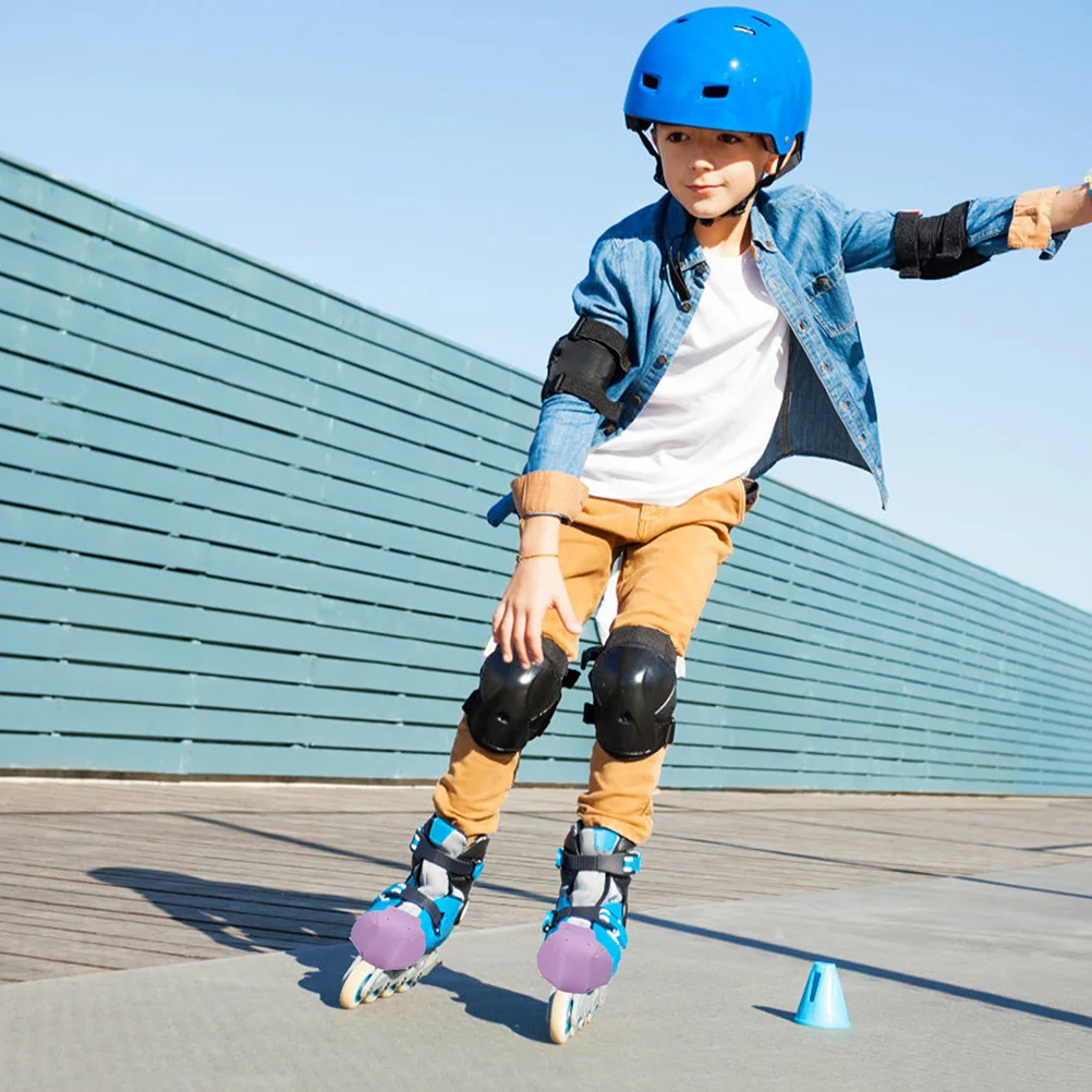 교체 가능한 스케이트 발가락 커버 롤러 스케이트 신발용 내마모성 보호 장치 스케이트 액세서리 팀 스포츠