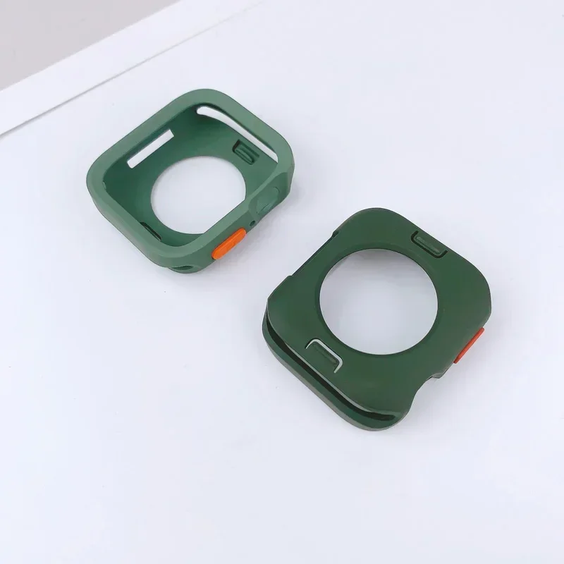 Screen Protector Cover for Apple Watch Case 9 8 7 6 SE 5 4 45mm 41mm 44mm 40mm TPU Soft Bumper iWatch 3 42mm 38mm Shell