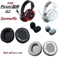 Original Ear Pads For Picun G2 2.4G Wireless Gaming headphones replacement ear cushion earmuff microphone foam