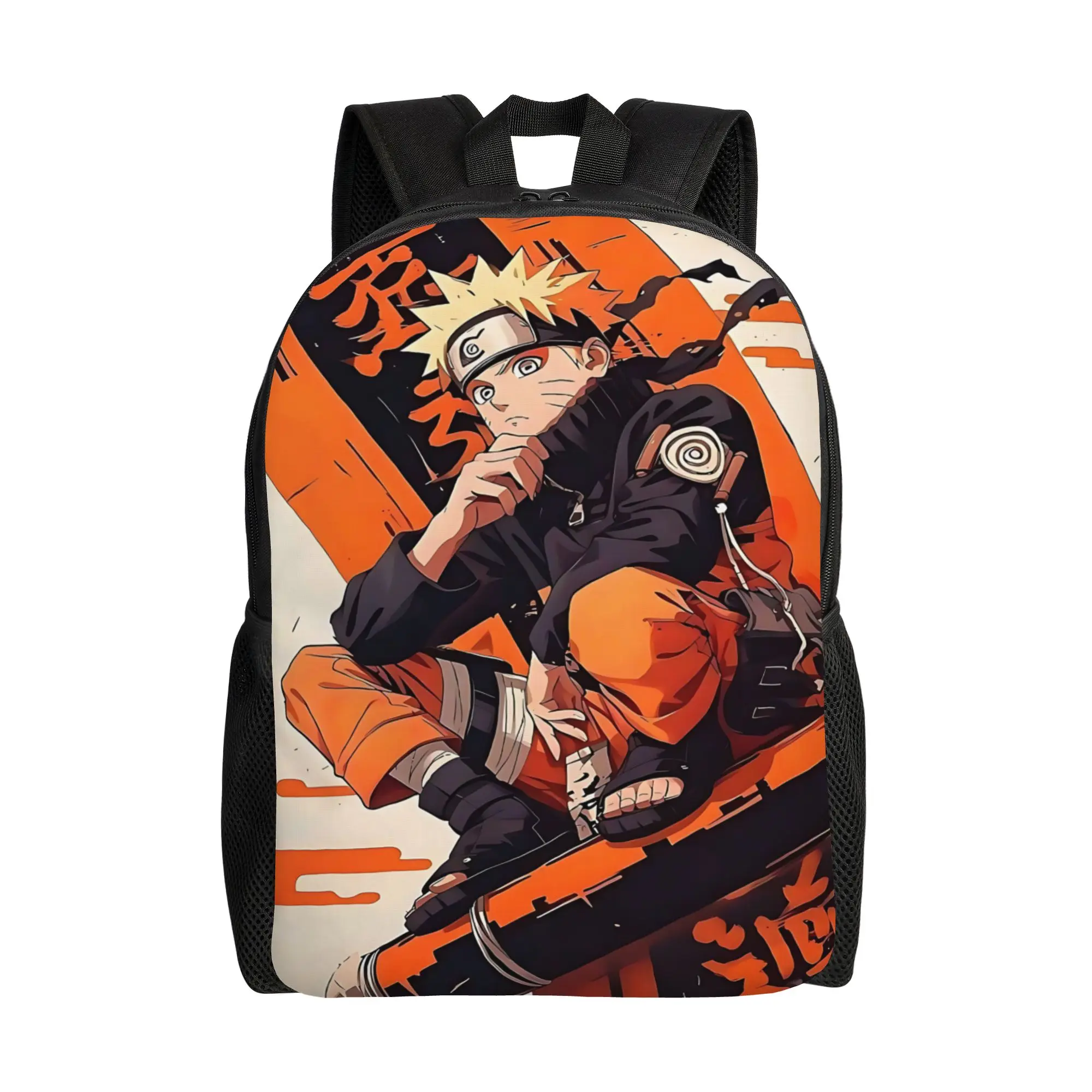 Mochilas de Moda Naruto Anime Comic Daypack Ita Bag Mochila Casual para Camping Grande Capacidade