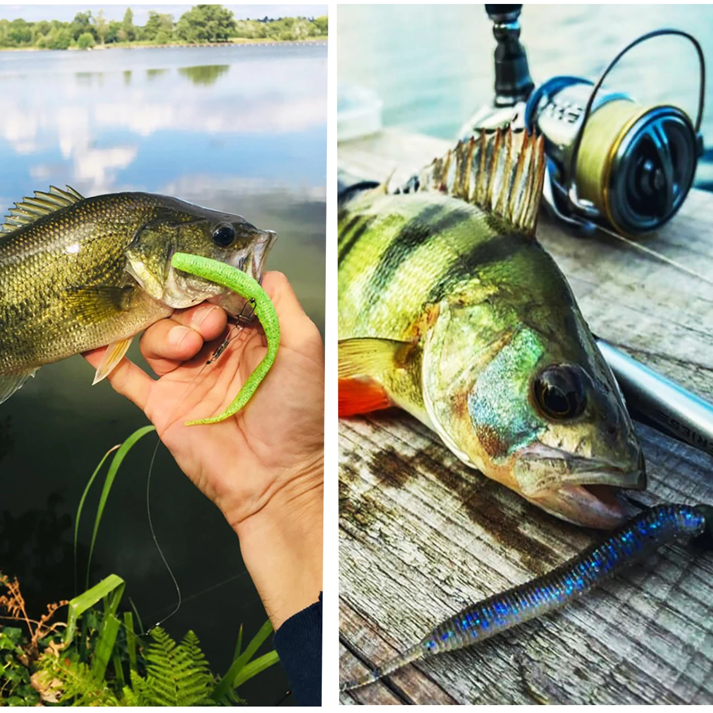KESFISHING Fishing Lure Soft Worm Sexy Impact 5.5\