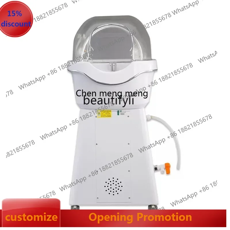 

ss7486 Head Massager Water Circulation Shampoo Machine with Fumigation Movable Shop Ear Cleaning Hair Care Salon Beauty Salon De