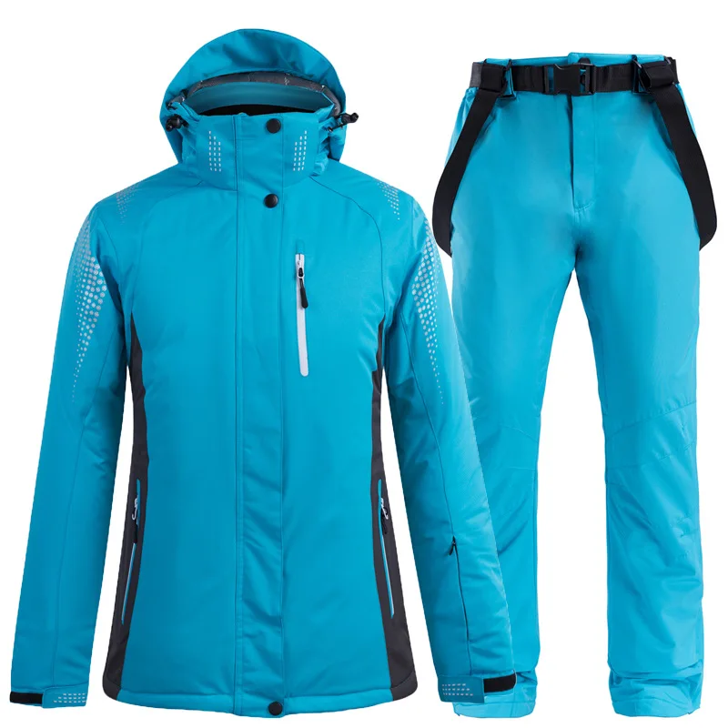 Nova mulher dos homens inverno quente snowsuit trekking esqui snowboarding wear conjuntos à prova de vento à prova dwindproof água trajes de esqui