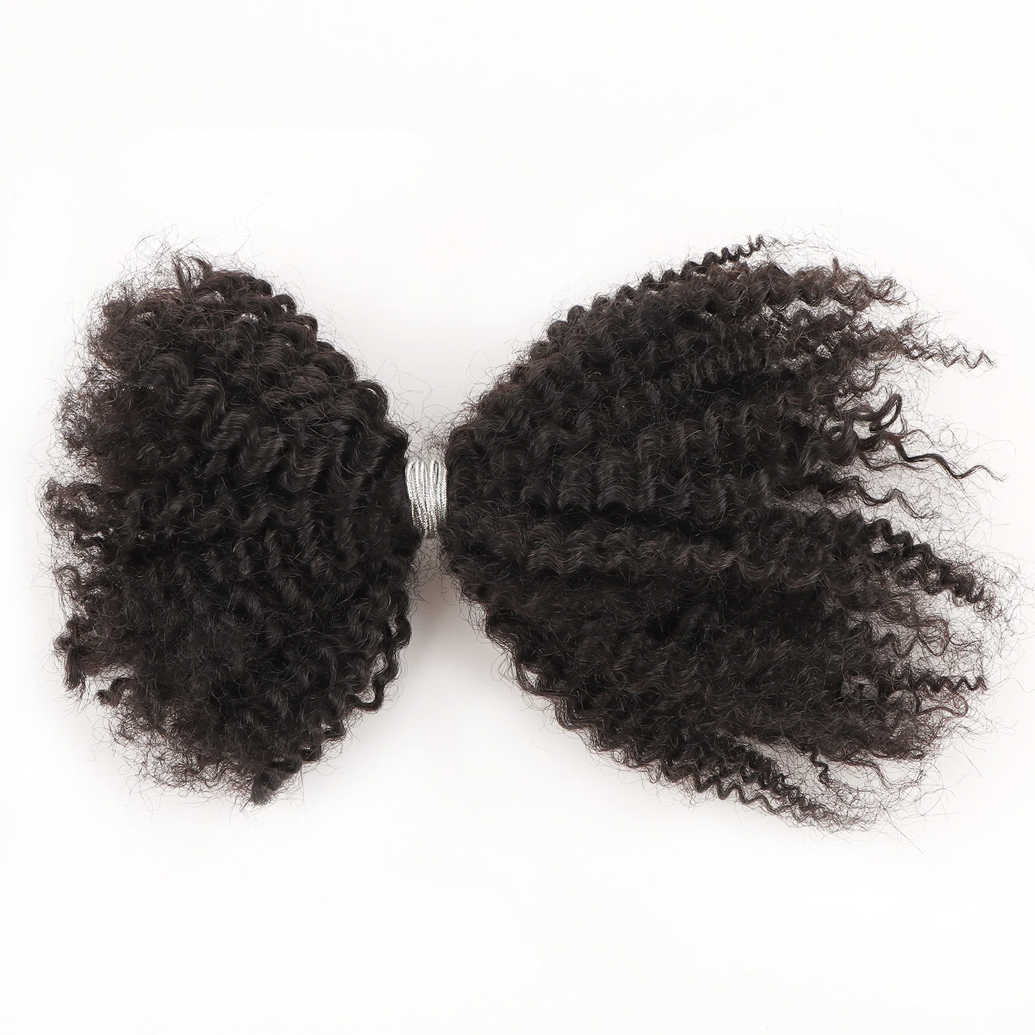 AHVAST Hair Bulk 100g 4C Afro Kinky Virgin Human Hair Bundles 100% Handmade Dreadlocks Extensions Bulk for Locs