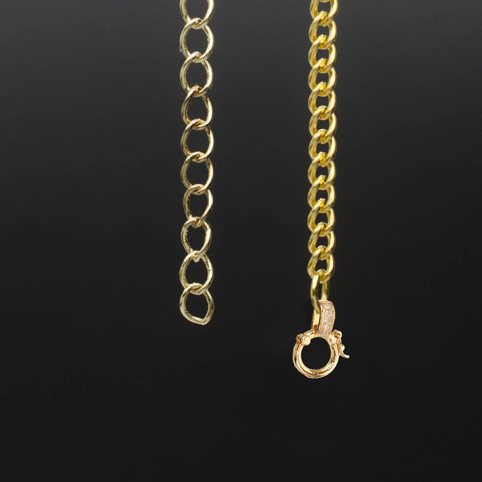 

5pcs Universal Buckle DIY Connectors Necklace Converter Silver Bracelet Clasps Decorative Jewelry Parts Metal Round Opening