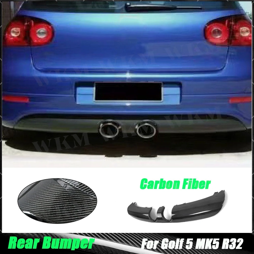 

Для Golf 5 MK5 R32 2005-2009 Стайлинг автомобиля, задний бампер, спойлер, диффузор, обвесы, высококачественные аксессуары для защиты задних губ