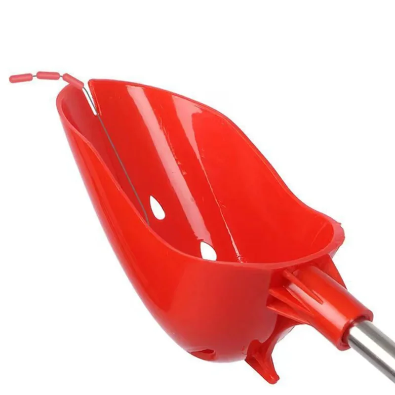 Bait Throwing Spoons Retractable Fish Bait Casting Scoop Lightweight Long Handle Non Slip Fishing Tackle Accessory image 6
