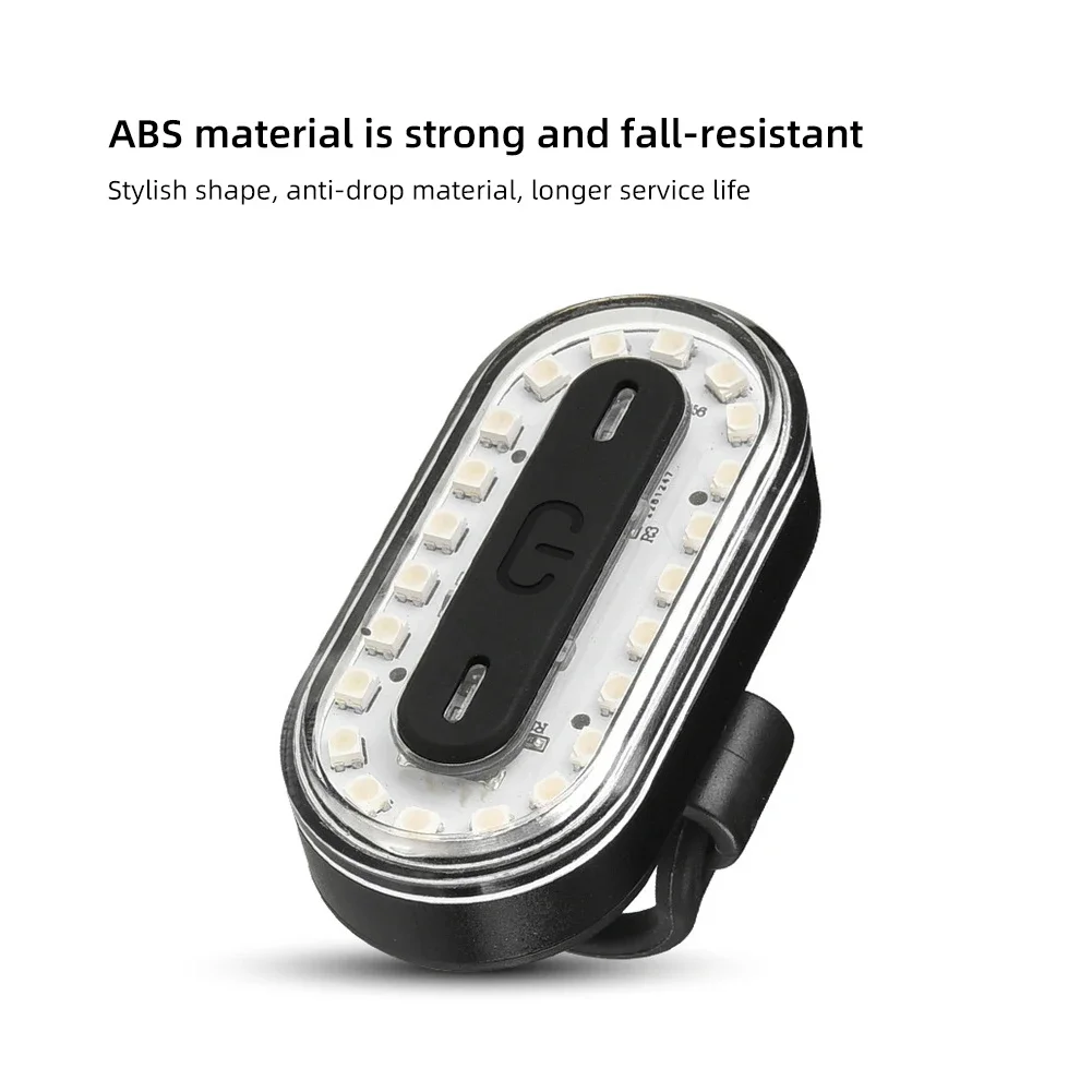 USB 충전 방수 자전거 램프, 메모리 모드, RGB 자전거 후미등, 14 가지 모드, 다채로운 자전거 후미등, C 타입, IPX6