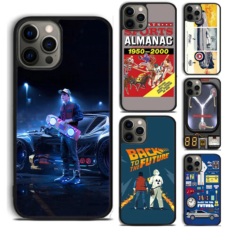 Powrót do przyszłości Etui na telefon do iPhone'a 16 15 14 Plus X XR XS apple 16 11 12 13 mini Pro Max coque