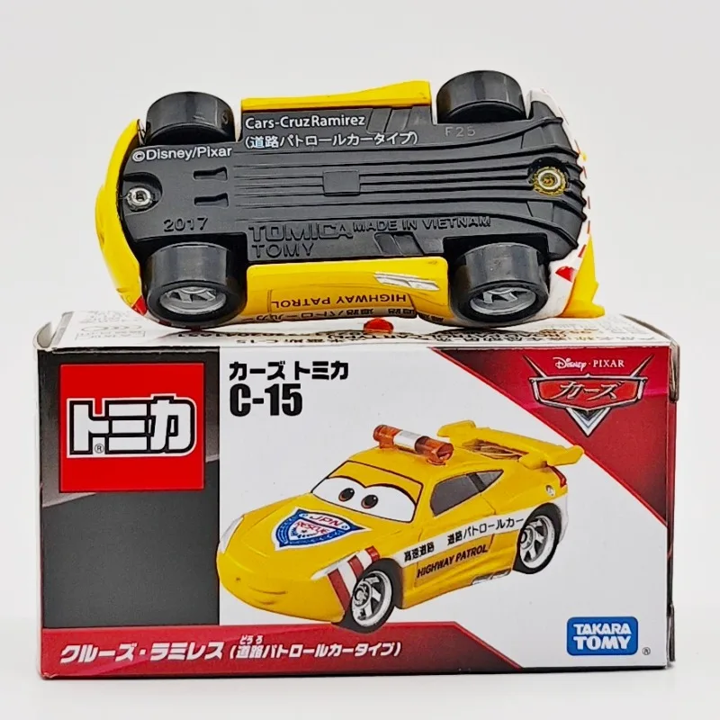 TAKARA TOMY Tomica DISNEY moteurs C-15 voitures Cruz Ramirez alliage jouet véhicule à moteur moulé sous pression en métal modèle cadeaux