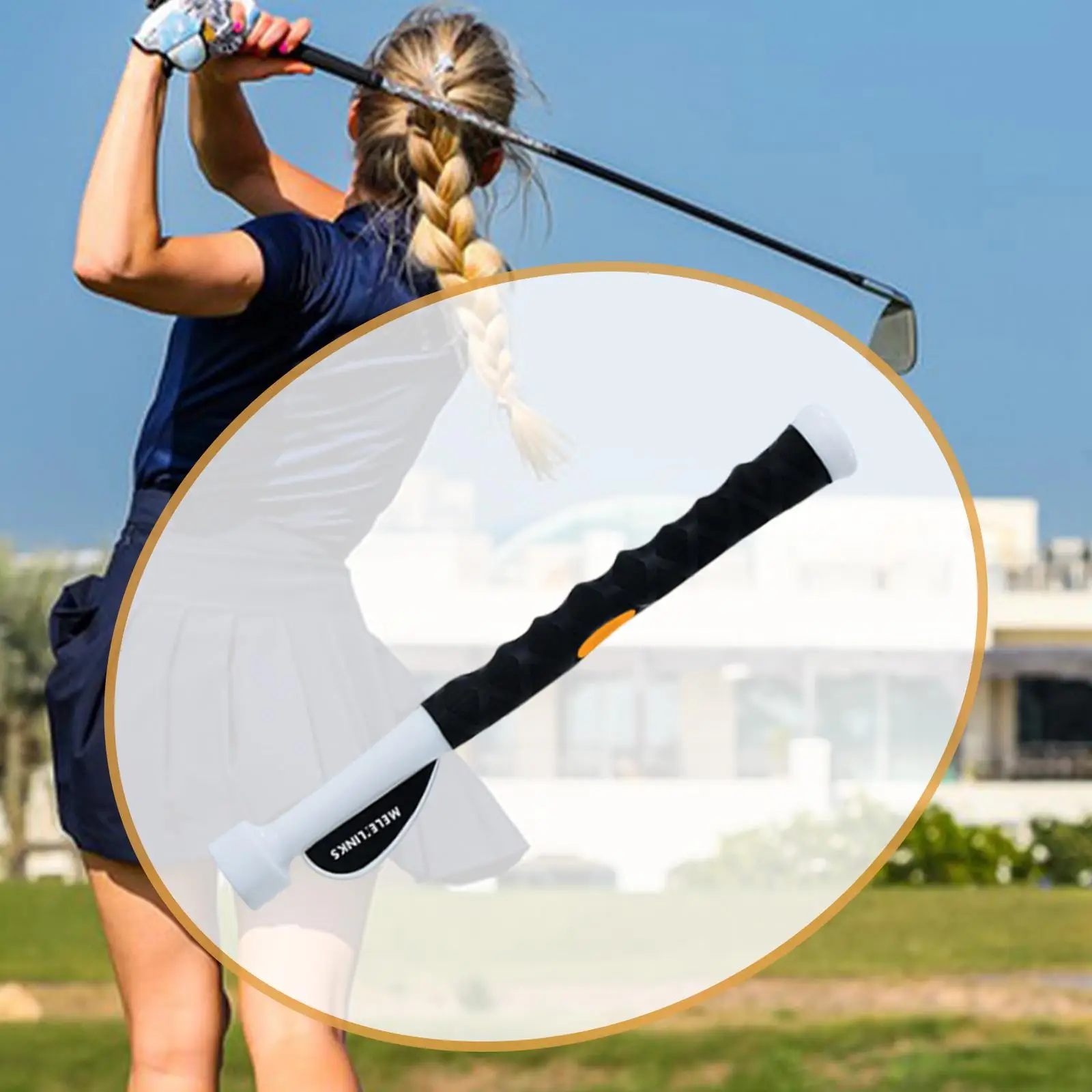 

Тренажер для гольфа: гибкая утяжеленная палка для отработки свинга, улучшающая стабильность удара