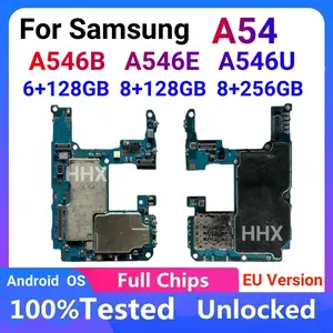 Bilashmart Samsung Galaxy A54 A546B A546E A546U Unlocked Motherboard Android System Logic Board Chip Mainboard Tested Good Working