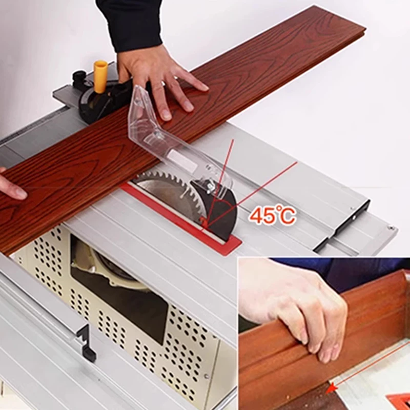 Heavy-Duty 2200W Dust-Free Table Saw CB165-10 Multifunctional Push Saw for Precision Oblique Cutting in Wood & Floors