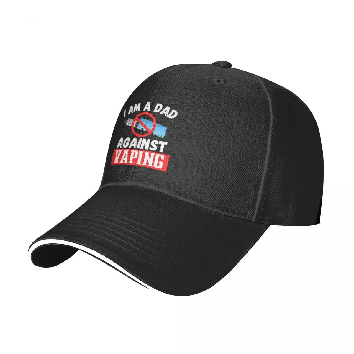 I'm a dad Against Vaping Baseball Cap Horse Hat Beach Outing Boy Child Women's