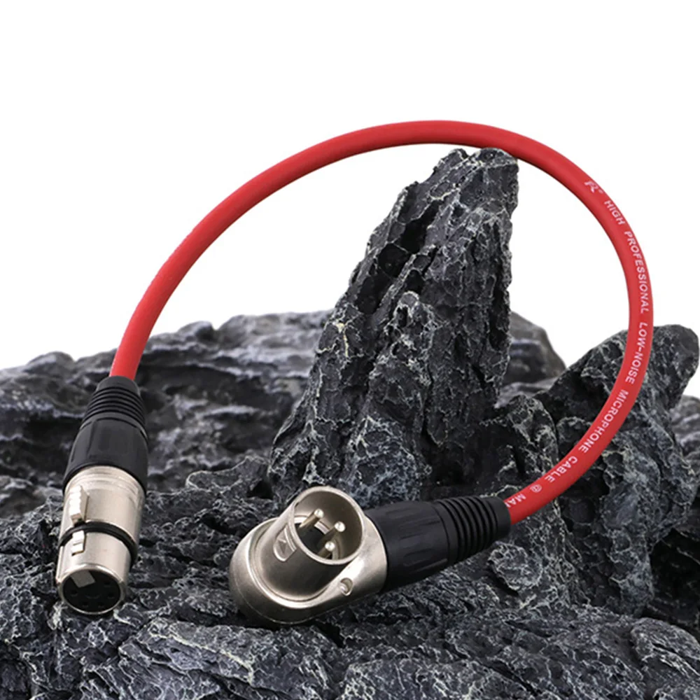 Kabel audio XLR Przedłużacz MIC Pro 5Pin Prosty żeński do kątowej 3-pinowej wtyczki męskiej XLR Interfejs wzmacniacza głośnikowego Wejście i wyjście