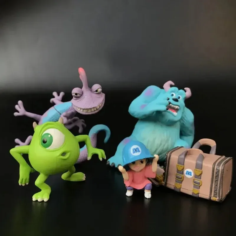 Disney Monsters Inc. Boo James P. Sullivan Mike Wazowski Randy Boggs Doll Gifts Toy Model Anime Figures Collect Ornaments