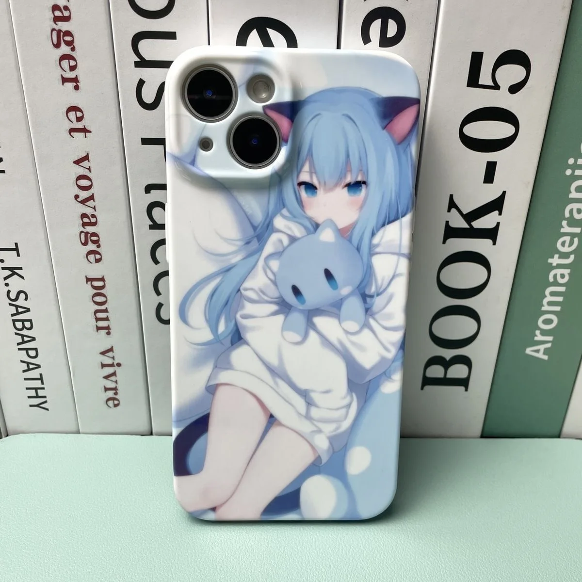 Nekoha Shizuku kitten girl phone case for iPhone 11-18 Pro Max, XS, XR, 8 Plus, X, SE product photo