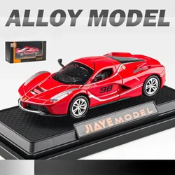 Simulation 1:36 Ferrari LaFerrari Convertible Racing Alloy Model Children's Car Toy Collection Ornament