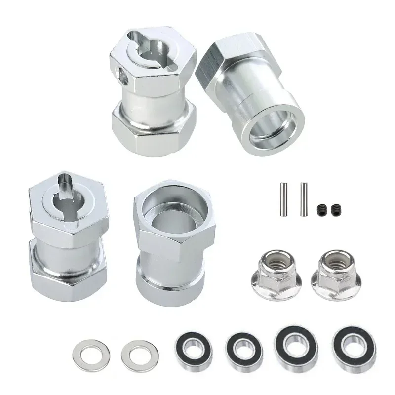 Metal 12mm Wheel Hex Hub Adapter for Tamiya CW-01 CW01 Lunch Box Midnight Pumpkin Monster Beetle WR02 Upgrade Parts Accessories